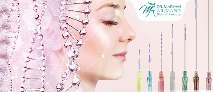 آشنایی با انواع نخ لیفت صورت 