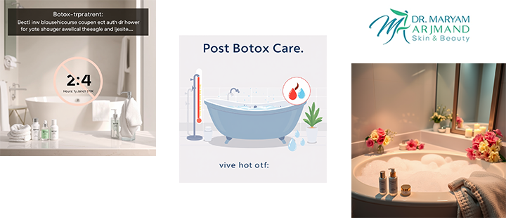 آشنایی با استحمام بعداز بوتاکس 