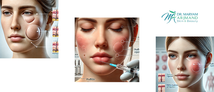 آشنایی با ورم بعد از تزریق پروفایلو 