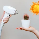 آفتاب گرفتن و لیزر موهای زائد