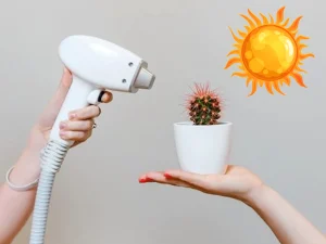 آفتاب گرفتن و لیزر موهای زائد